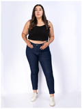Jeans Pitillo con Faja Modeladora Mujer Talla Grande - Plus Size Chile
