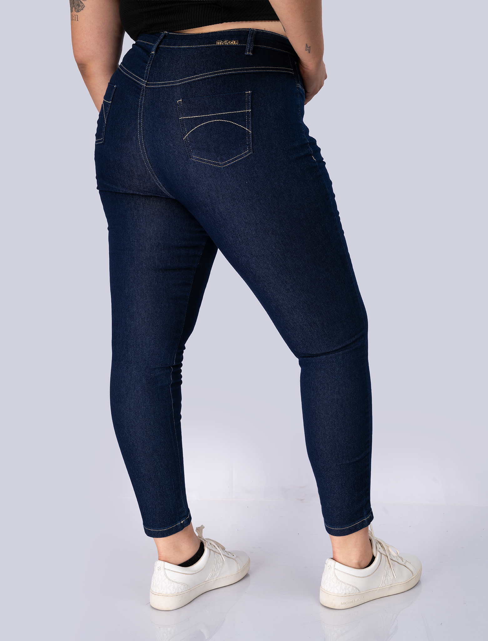 Jeans Pitillo con Faja Modeladora Mujer Talla Grande - Plus Size Chile
