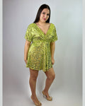 Vestido Corto Lentejuelas Mujer Fiesta - Brillo Plus Size Chile