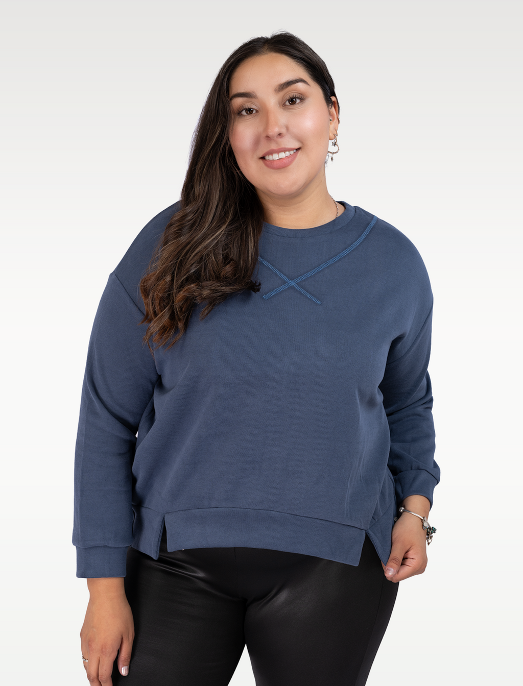 Polerón Rojo Plus Size Cierre Dorado Espalda - Tallas Grandes Chile