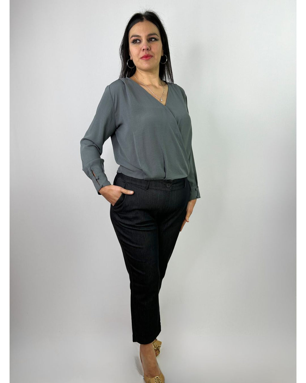 Pantalón de Vestir Semi Formal Mujer Talla Grande - Plus Size Chile