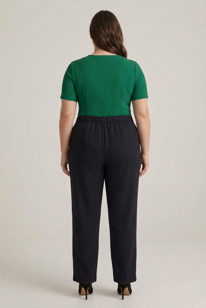 Pantalón de Vestir Mujer Black Mujer Plus Size - Tallas Grandes- Ozare Chile