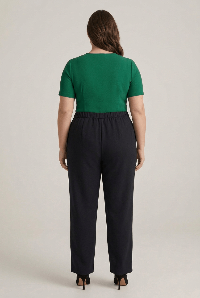 Pantalón de Vestir Mujer Black Mujer Plus Size - Tallas Grandes- Ozare Chile