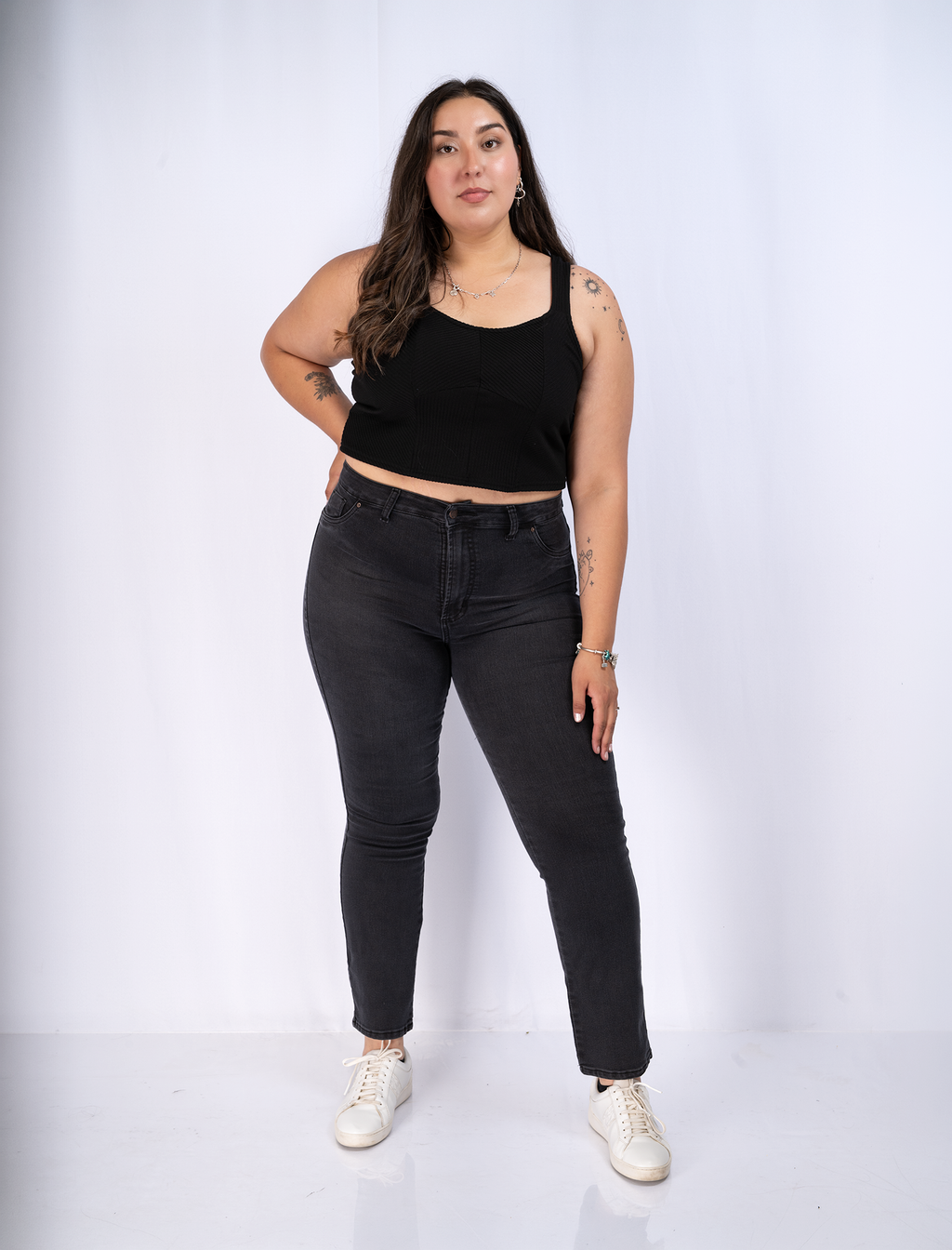 Jeans Recto Mujer Talla Grande Curvy - Plus Size Chile