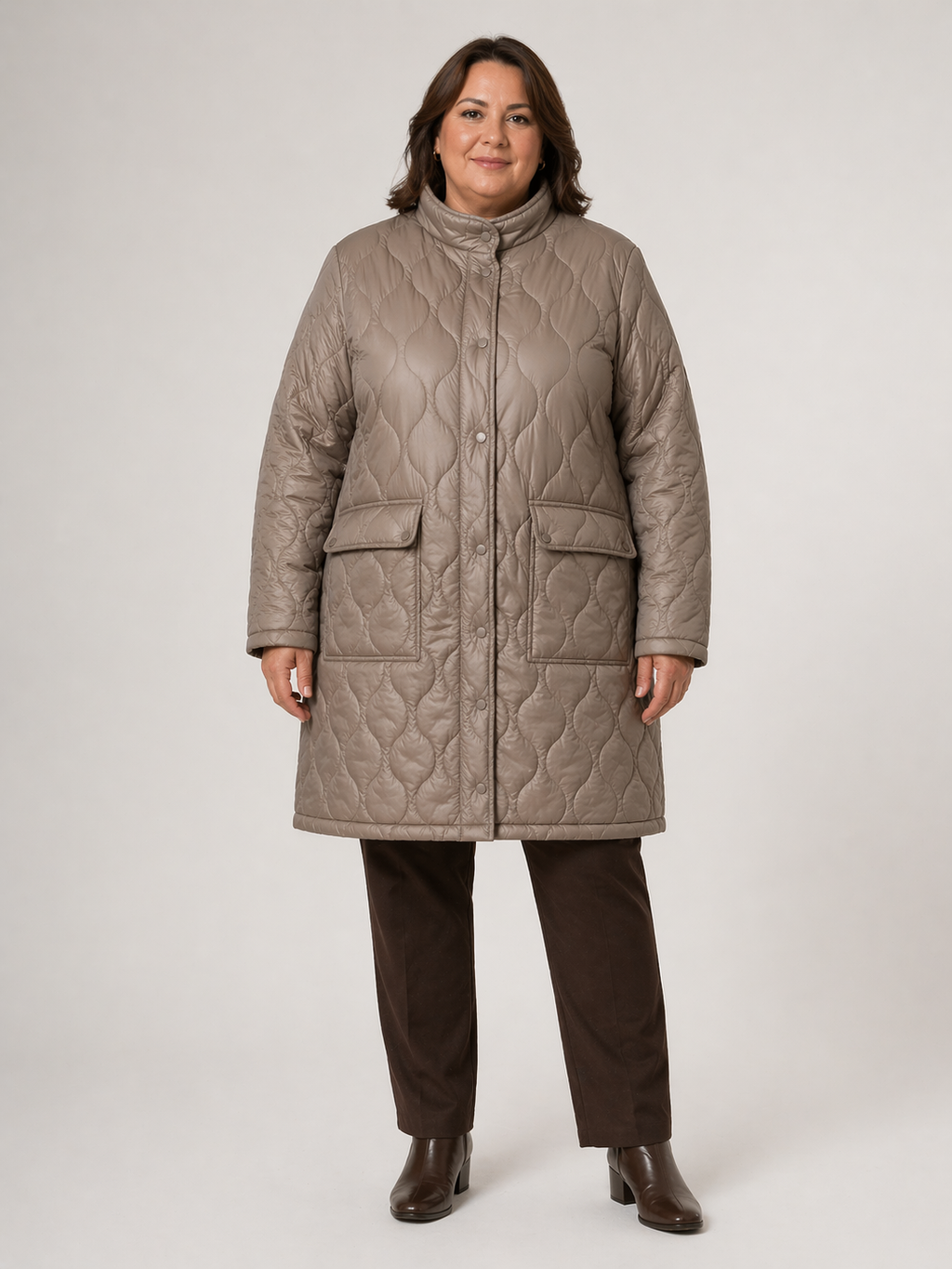 Parka Chaqueta  Larga Mujer Acolchada - Talla Grande - Plus Size Chile