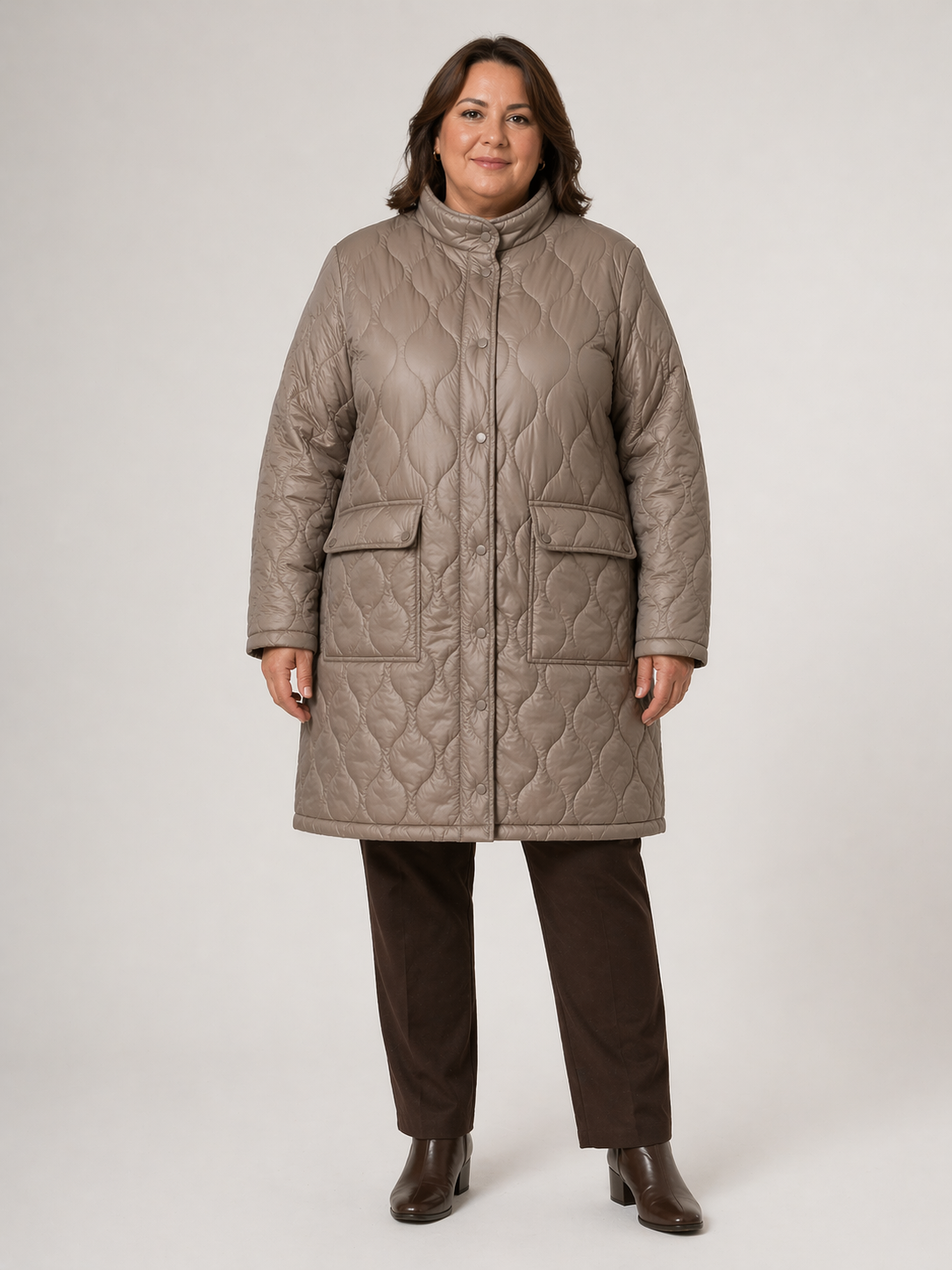 Parka Chaqueta  Larga Mujer Acolchada - Talla Grande - Plus Size Chile