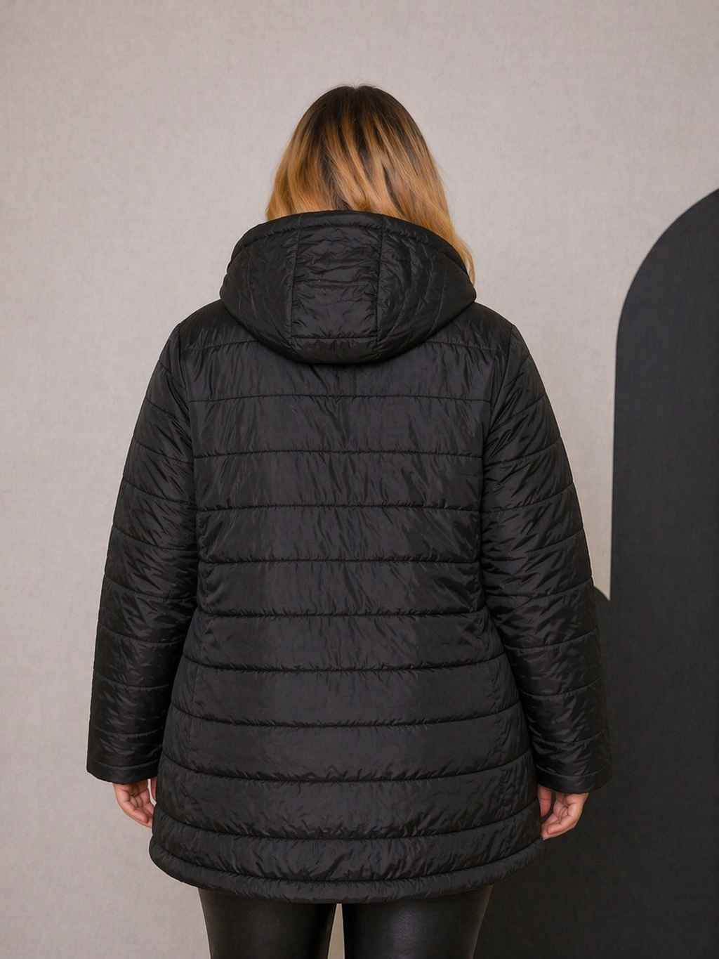 Parka Chaqueta Acolchada con Gorro- Tallas Grandes- Plus Size Chile