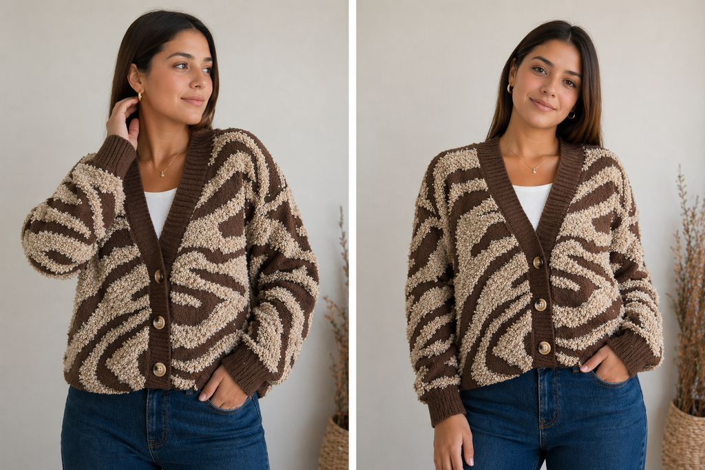 Cardigan Mujer Overside - Otoño Invierno - Ozare Chile