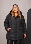 Parka Chaqueta Acolchada con Gorro- Tallas Grandes- Plus Size Chile