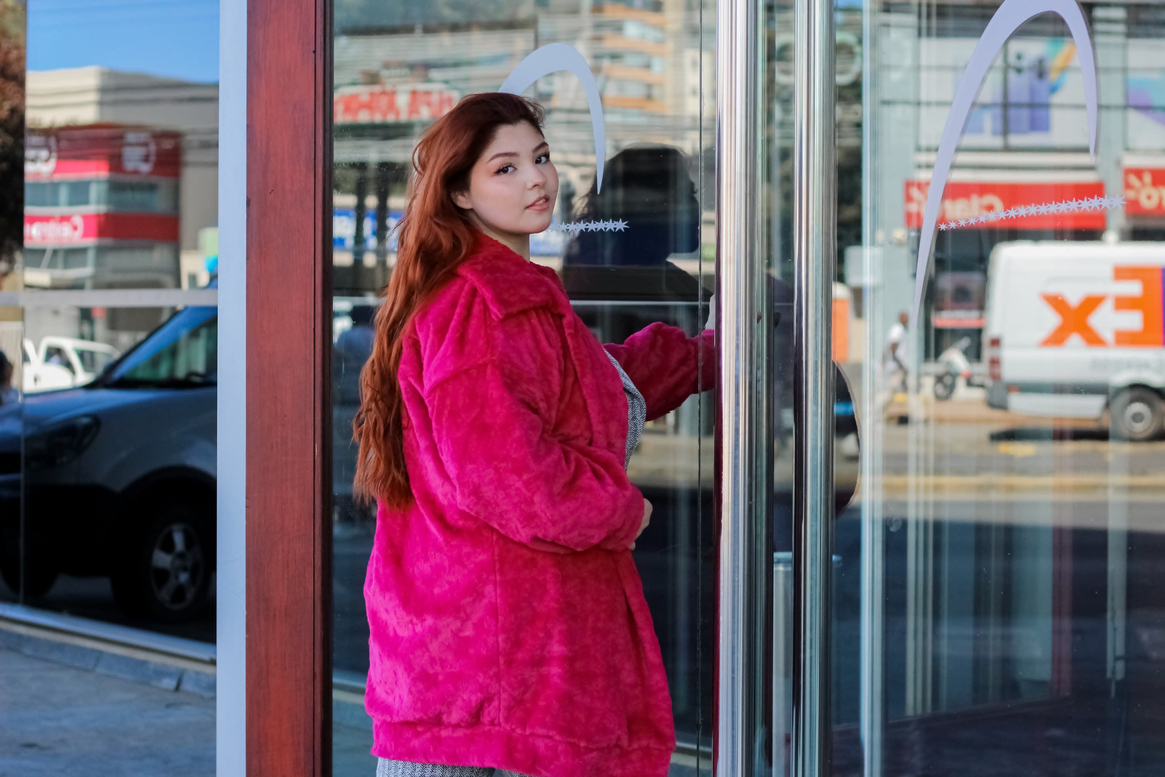 Chaqueta de Piel Mujer Talla Grande Urbana - Plus Size Chile