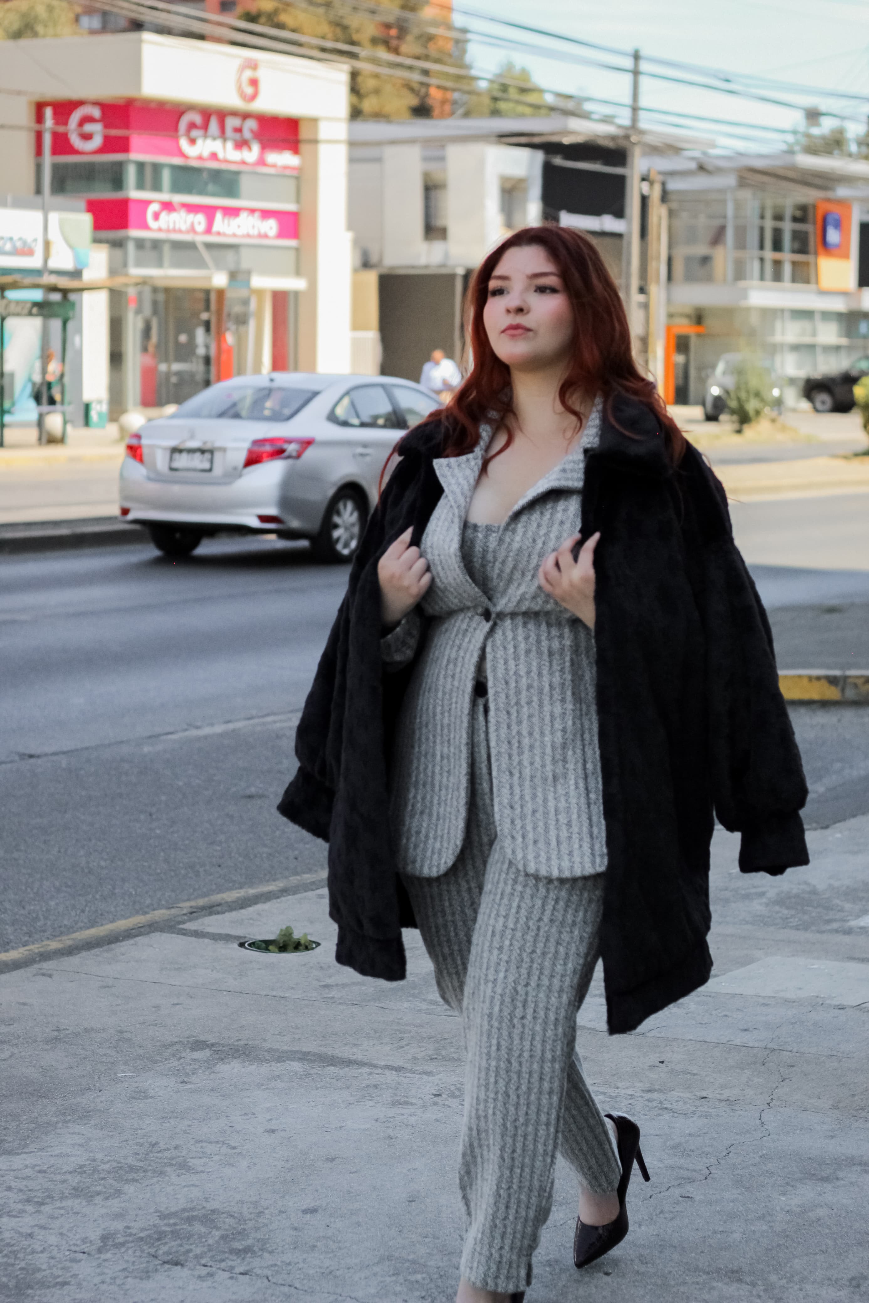 Chaqueta de Piel Mujer Talla Grande Urbana - Plus Size Chile