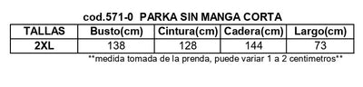 Medidas de prenda