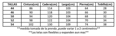 Medidas de prenda