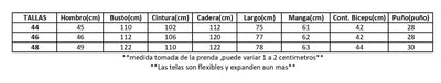 Medidas de prenda