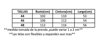 Medidas de prenda