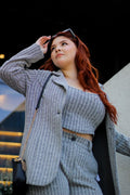 Chaqueta Lanilla Mujer Semi Formal Gruesa - Abrigada Plus Size Chile
