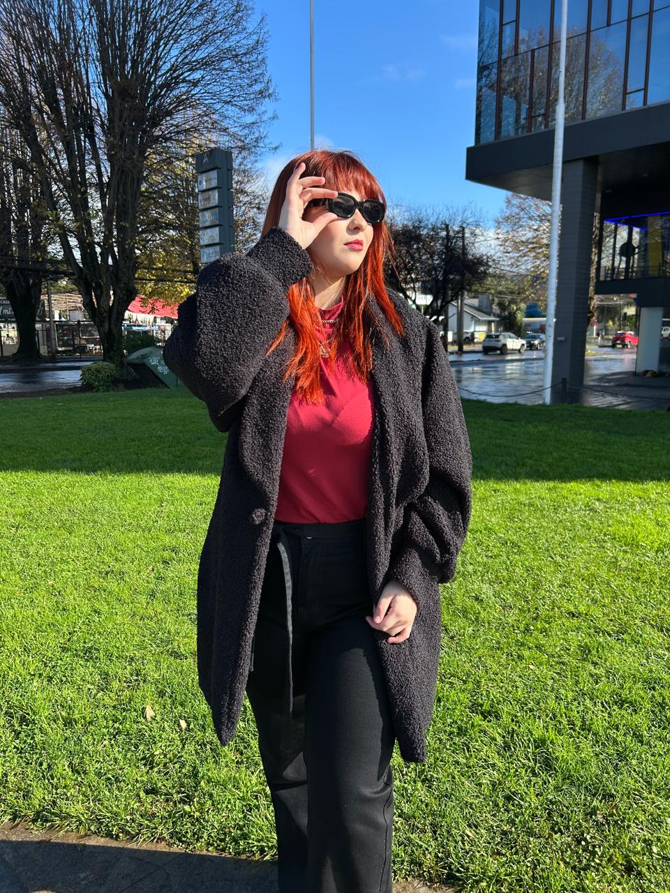 Chaqueta con Solapa Mujer - Abrigada y Estilosa Plus Size Chile