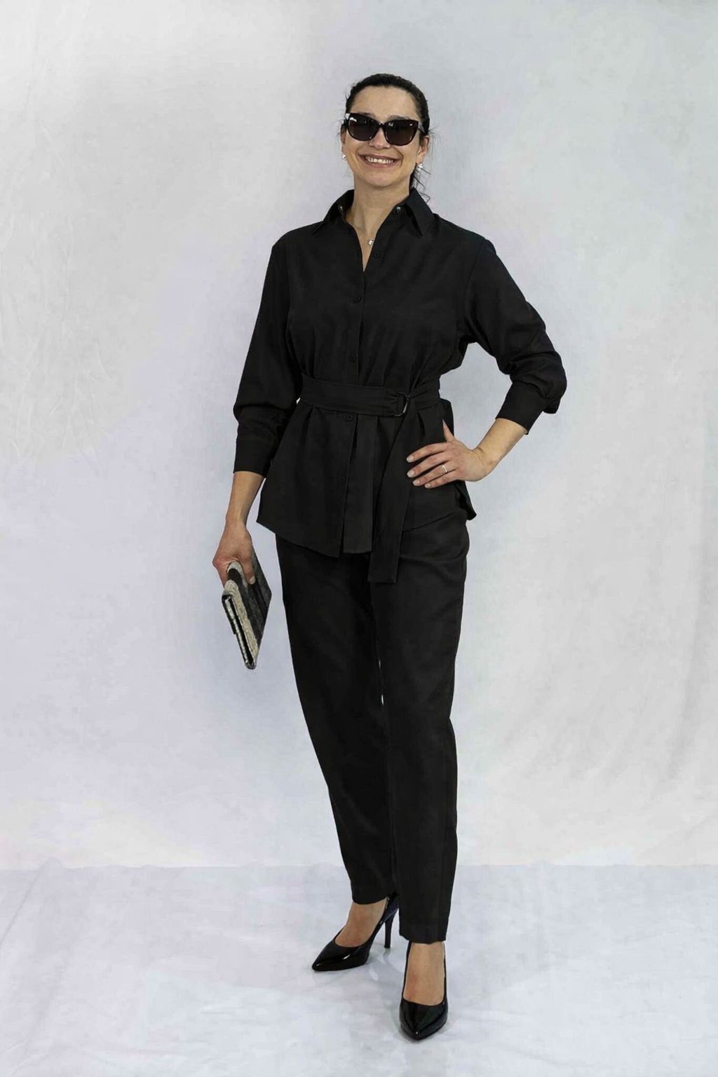 Camisa de Vestir Mujer Conjunto Moda - Plus Size Chile