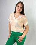 Blusa Estampada Damasco Pastel Mujer Talla Grande - Plus Size Chile