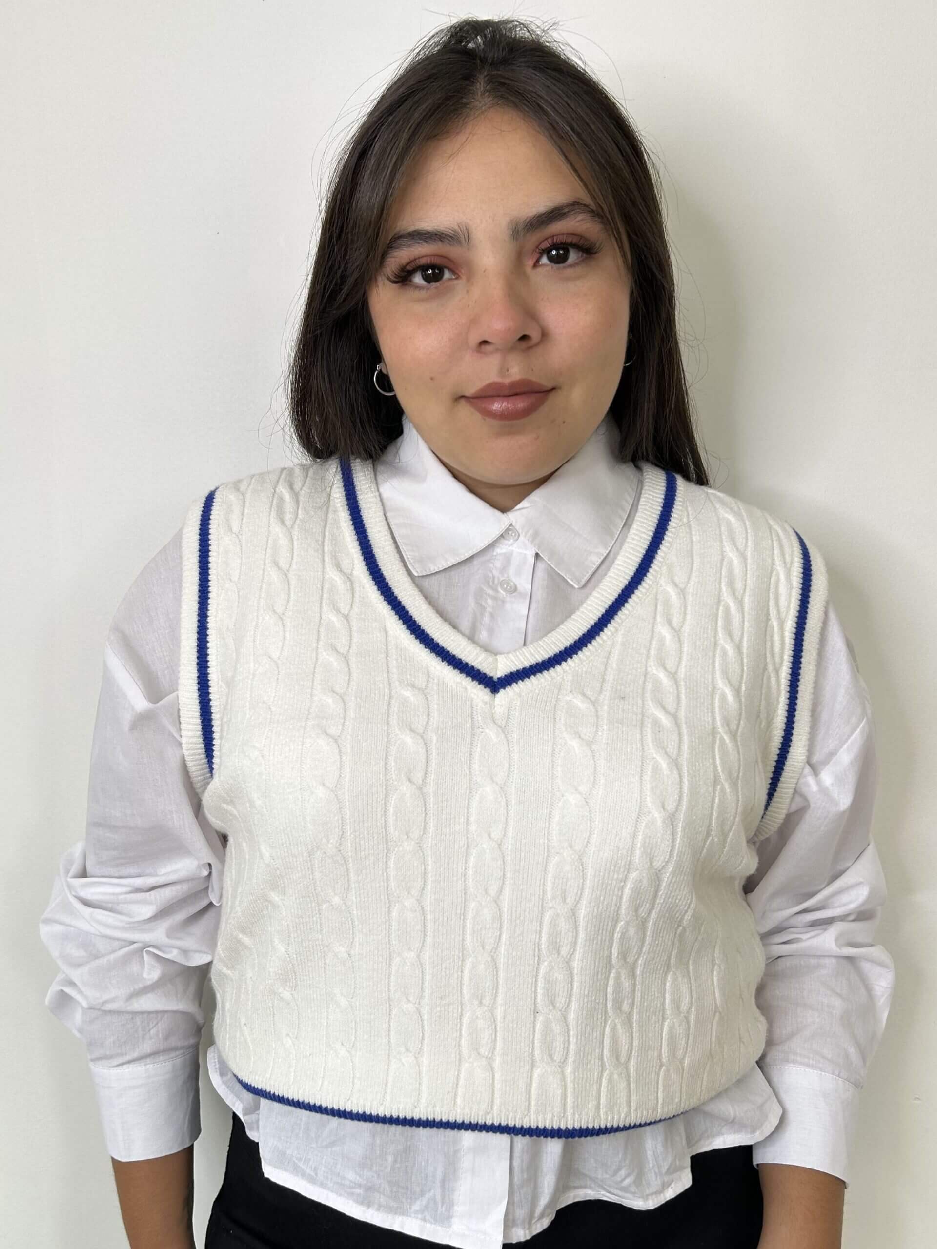 Sweater Sin Mangas Mujer Talla Grande - Tejido Plus Size Chile