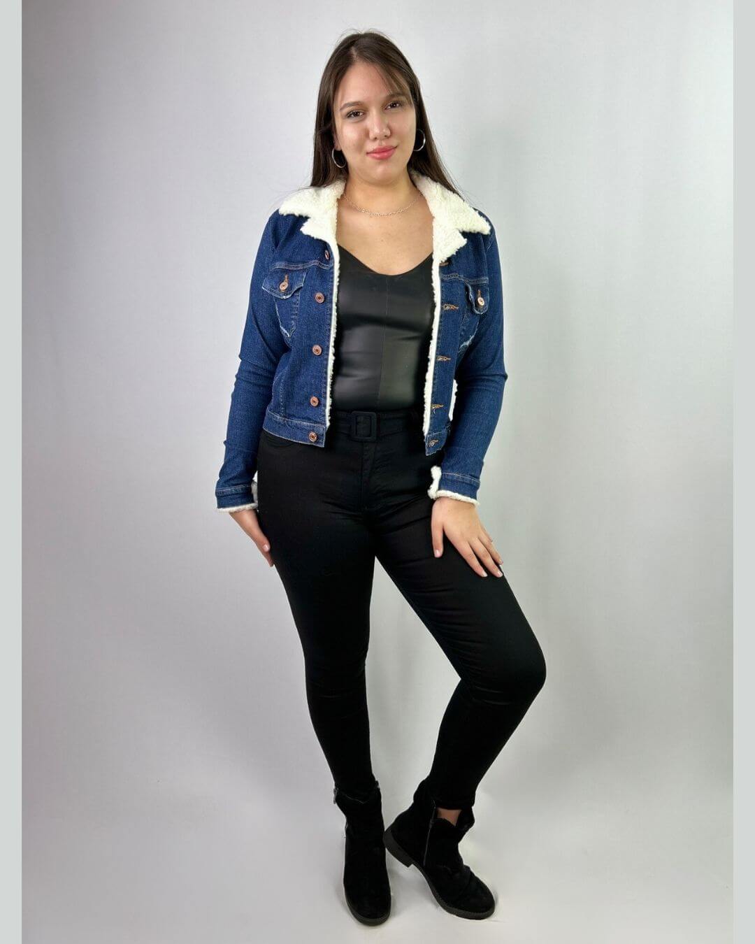 Chaqueta de Mezclilla Mujer Talla Grande - Plus Size Chile