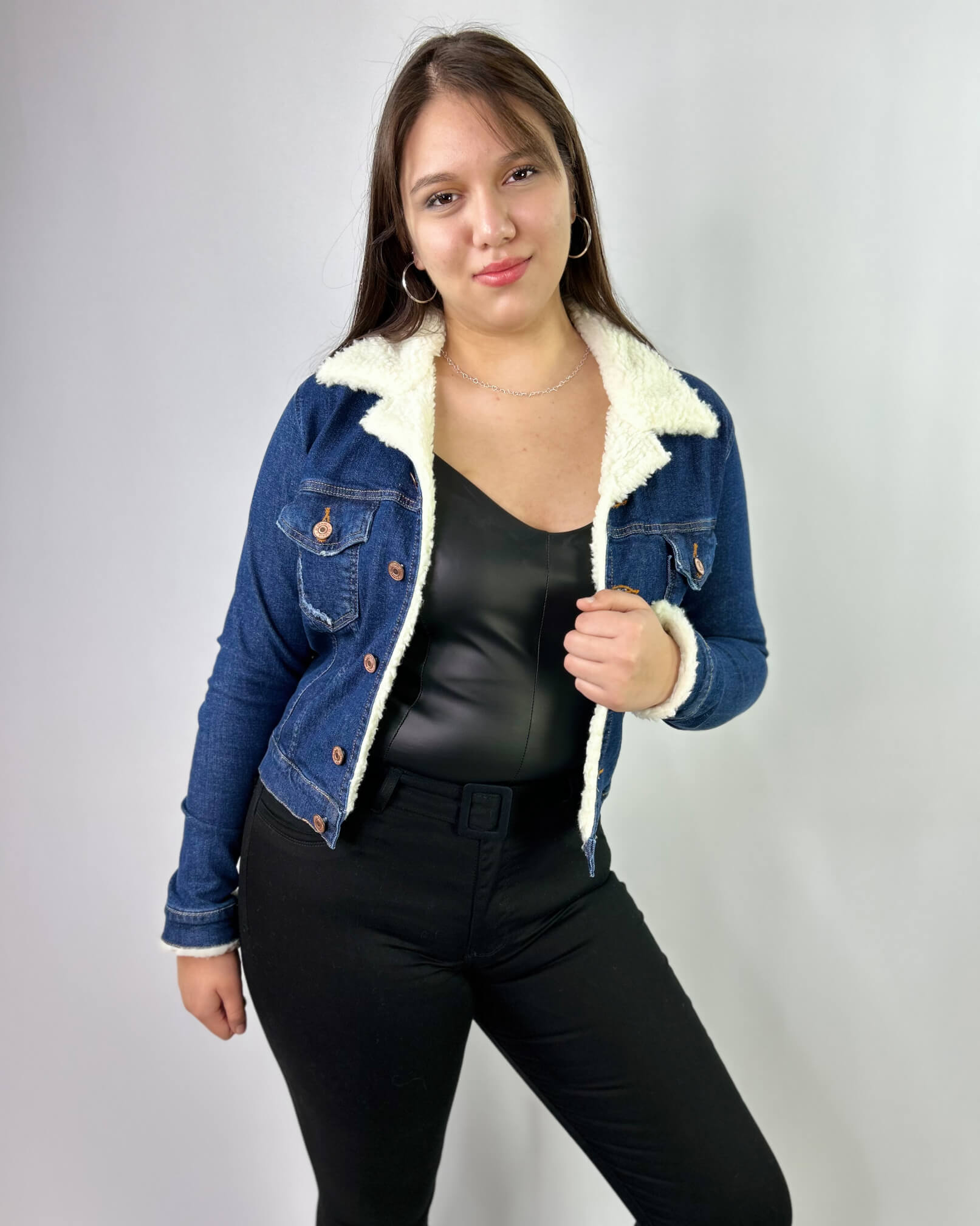 Chaqueta de Mezclilla Mujer Talla Grande - Plus Size Chile