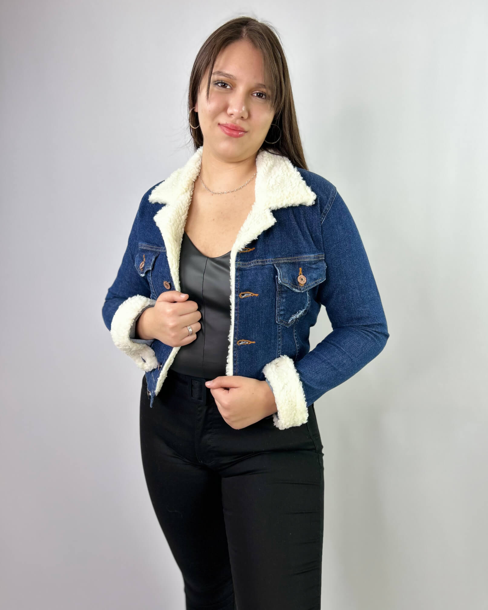 Chaqueta de Mezclilla Mujer Talla Grande - Plus Size Chile
