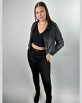 Chaqueta Ecocuero Corta Mujer - Plus Size Chile
