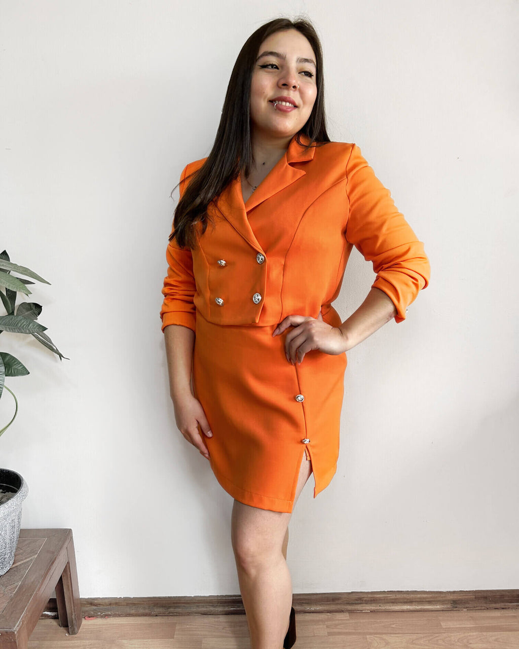 Traje Formal Juvenil Mujer Talla Grande - Conjunto Plus Size Chile