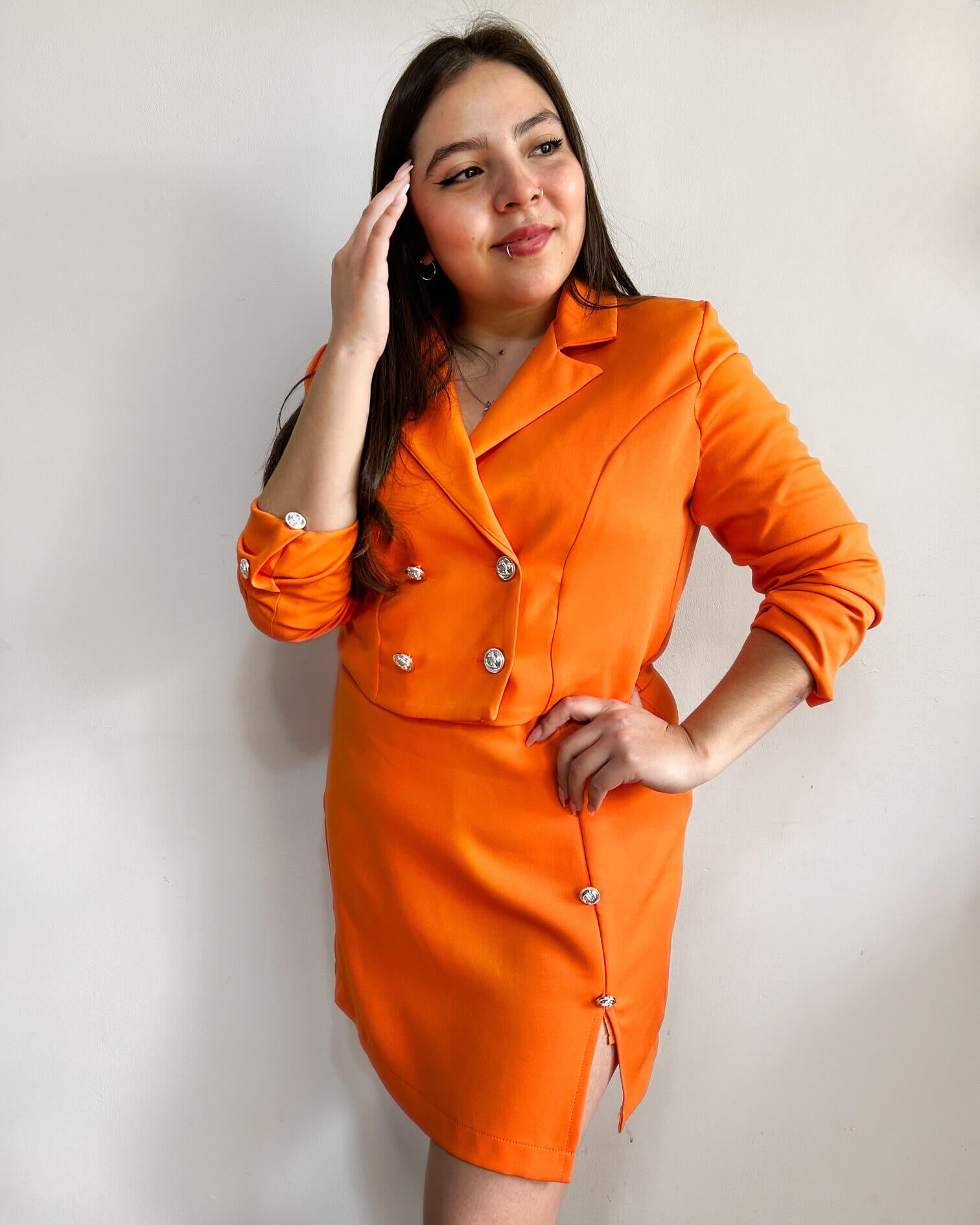 Traje Formal Juvenil Mujer Talla Grande - Conjunto Plus Size Chile