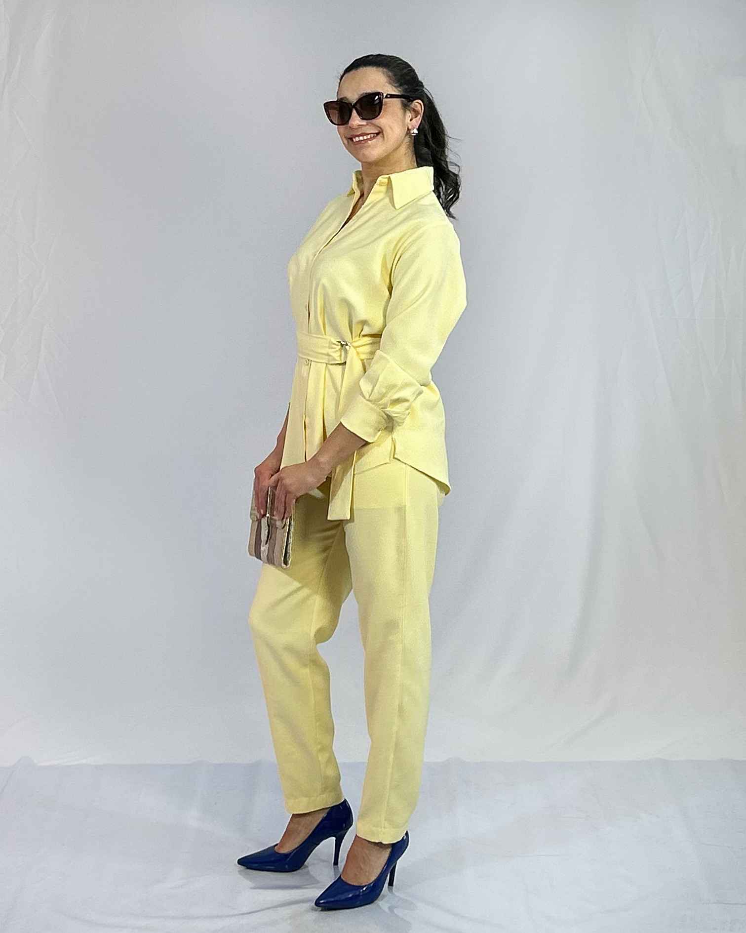 Camisa de Vestir Mujer Conjunto Moda - Plus Size Chile