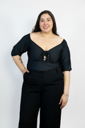 Crop Negro - Foto 2