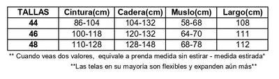 Medidas de prenda