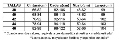 Medidas de prenda