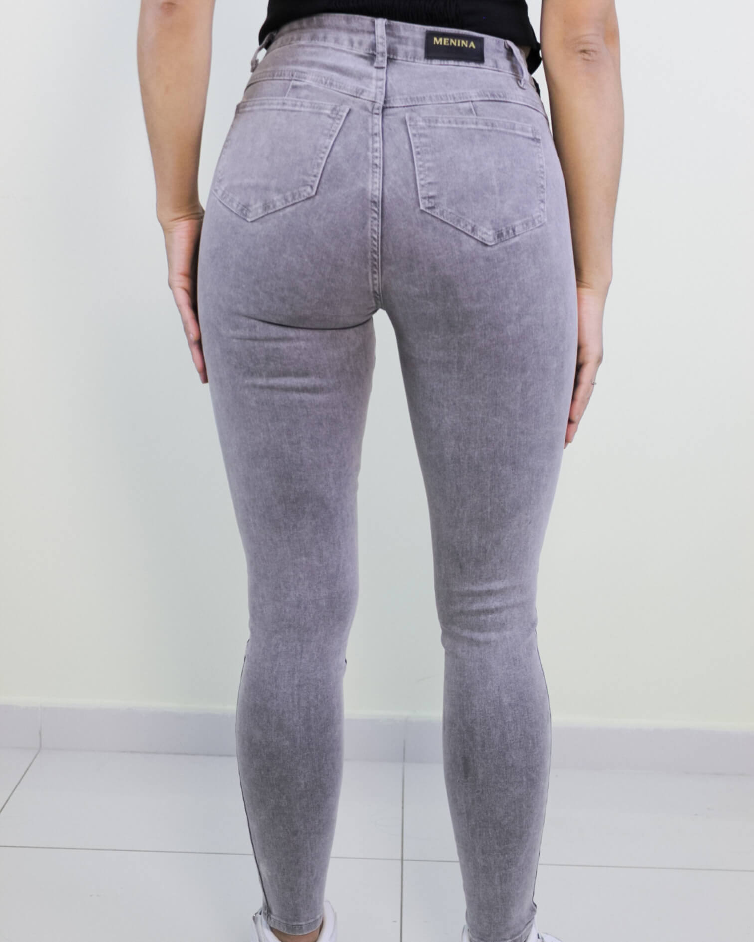 Jeans Pitillo con Botones Mujer Talla Grande - Moldea Curvas Chile