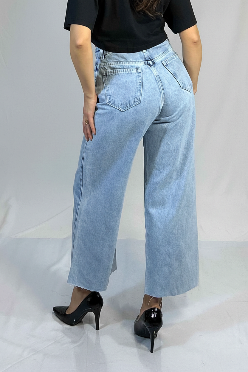 Jeans Wide Leg - Espalda