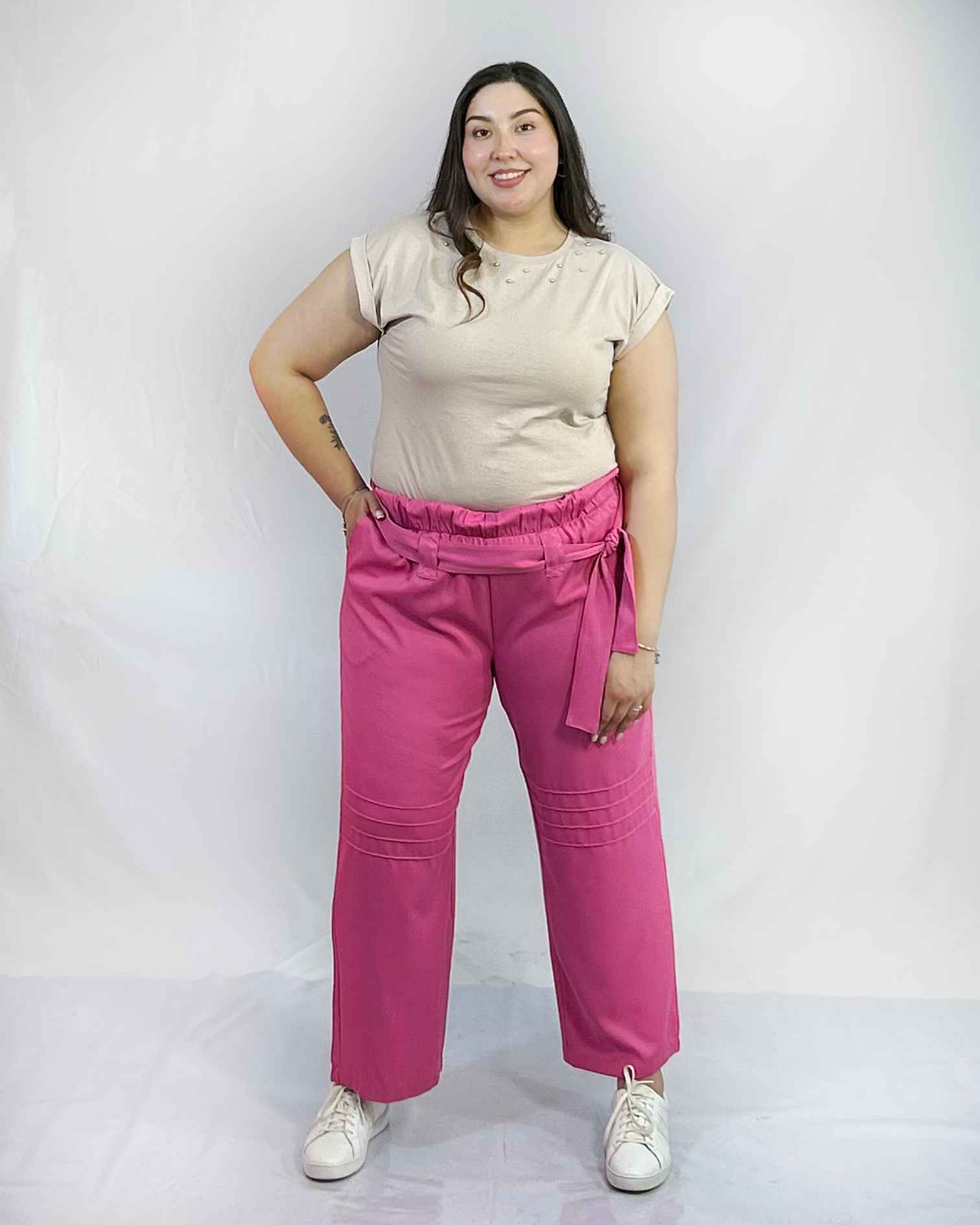 Pantalón Palazzo Mujer Tiro Alto Talla Grande - Plus Size Chile