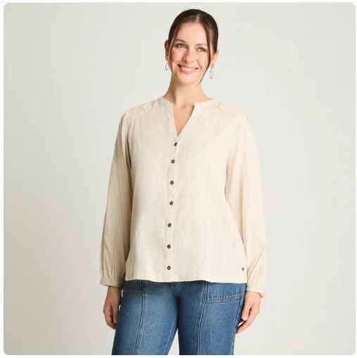 Polera Manga Larga Mujer Casual - Cómoda y Versátil Plus Size Chile
