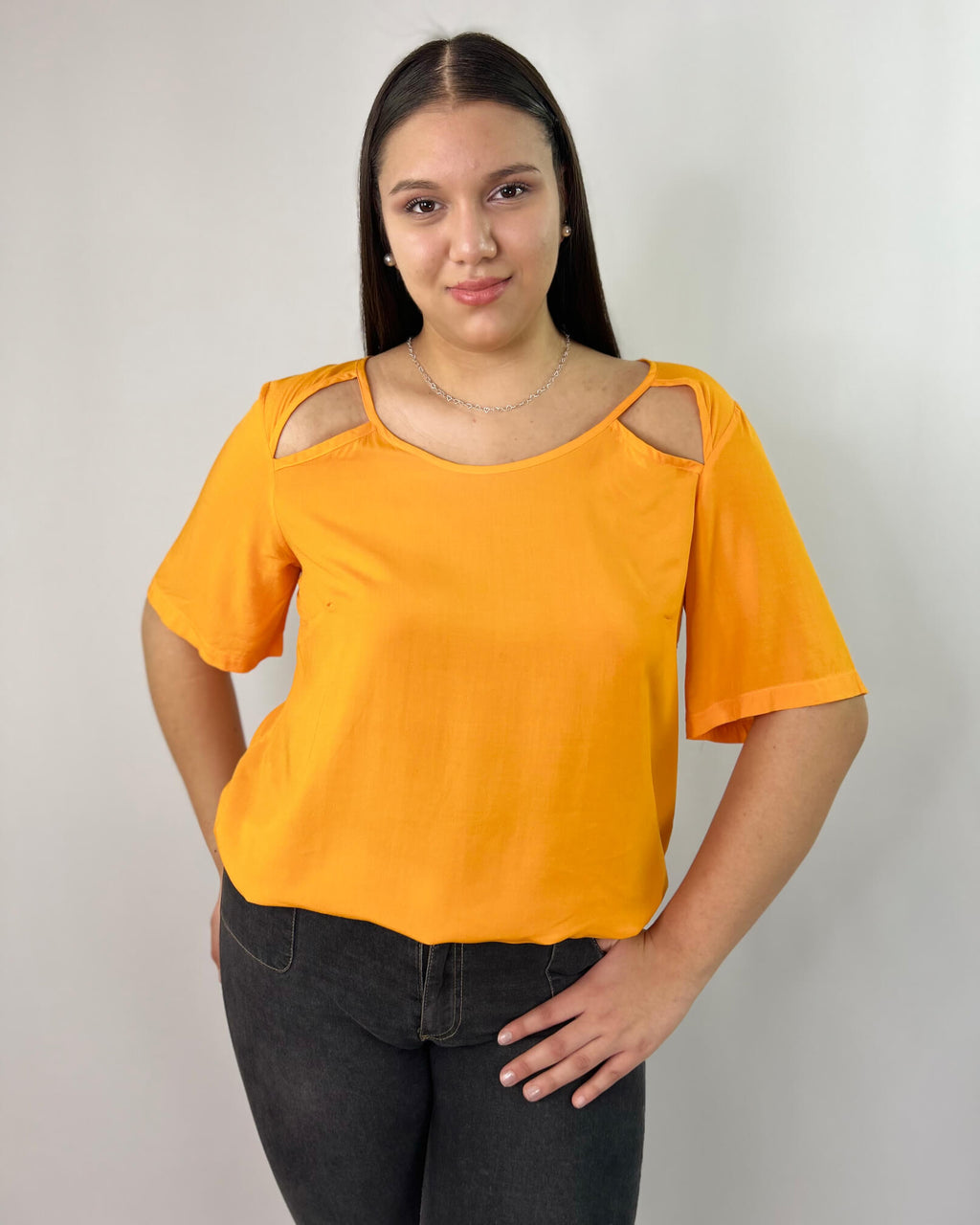 Polera Larga Mujer Diseño Hombros Verano - Plus Size Chile