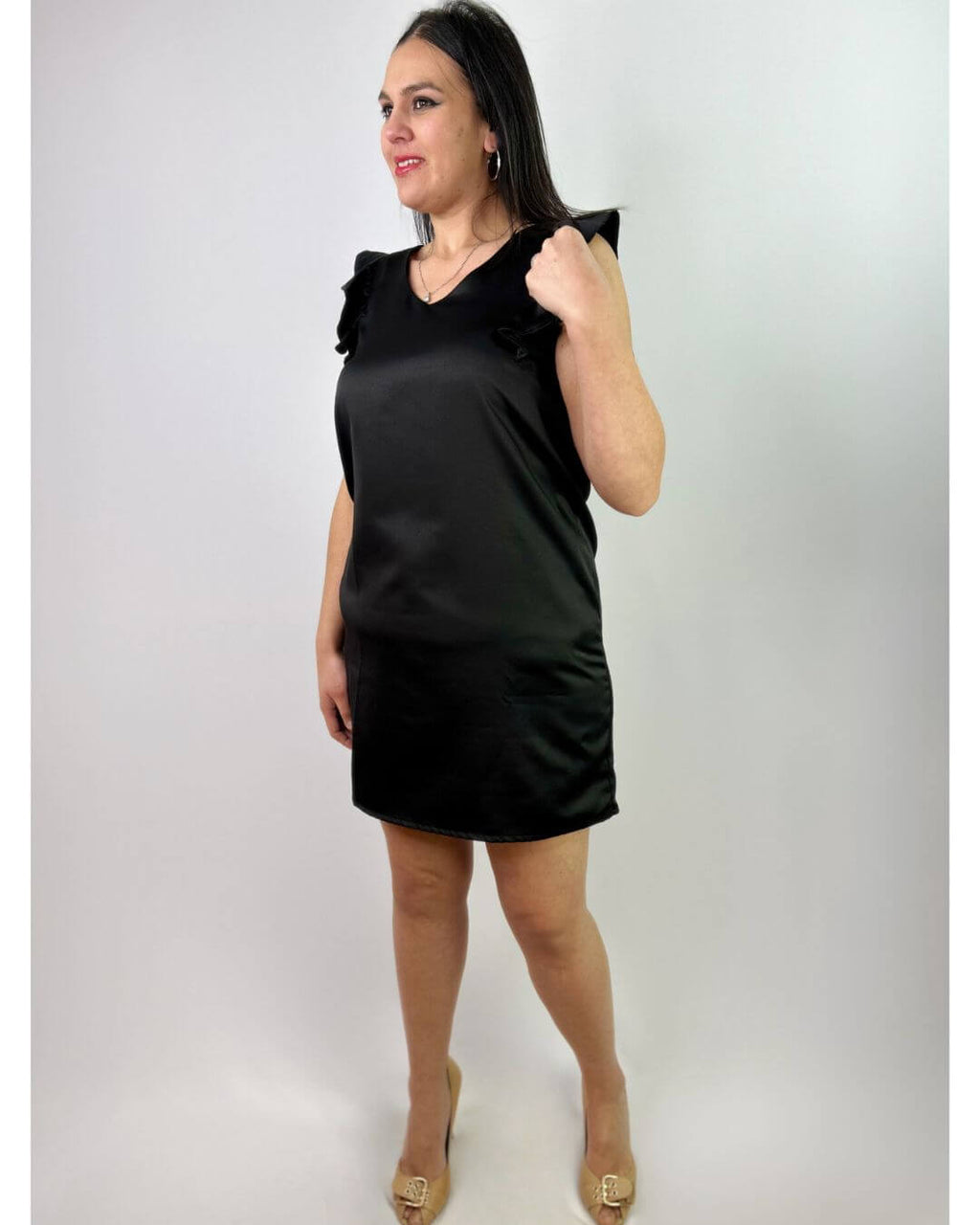 Vestido Satinado Mujer Fiesta - Elegante y Lujoso Plus Size Chile
