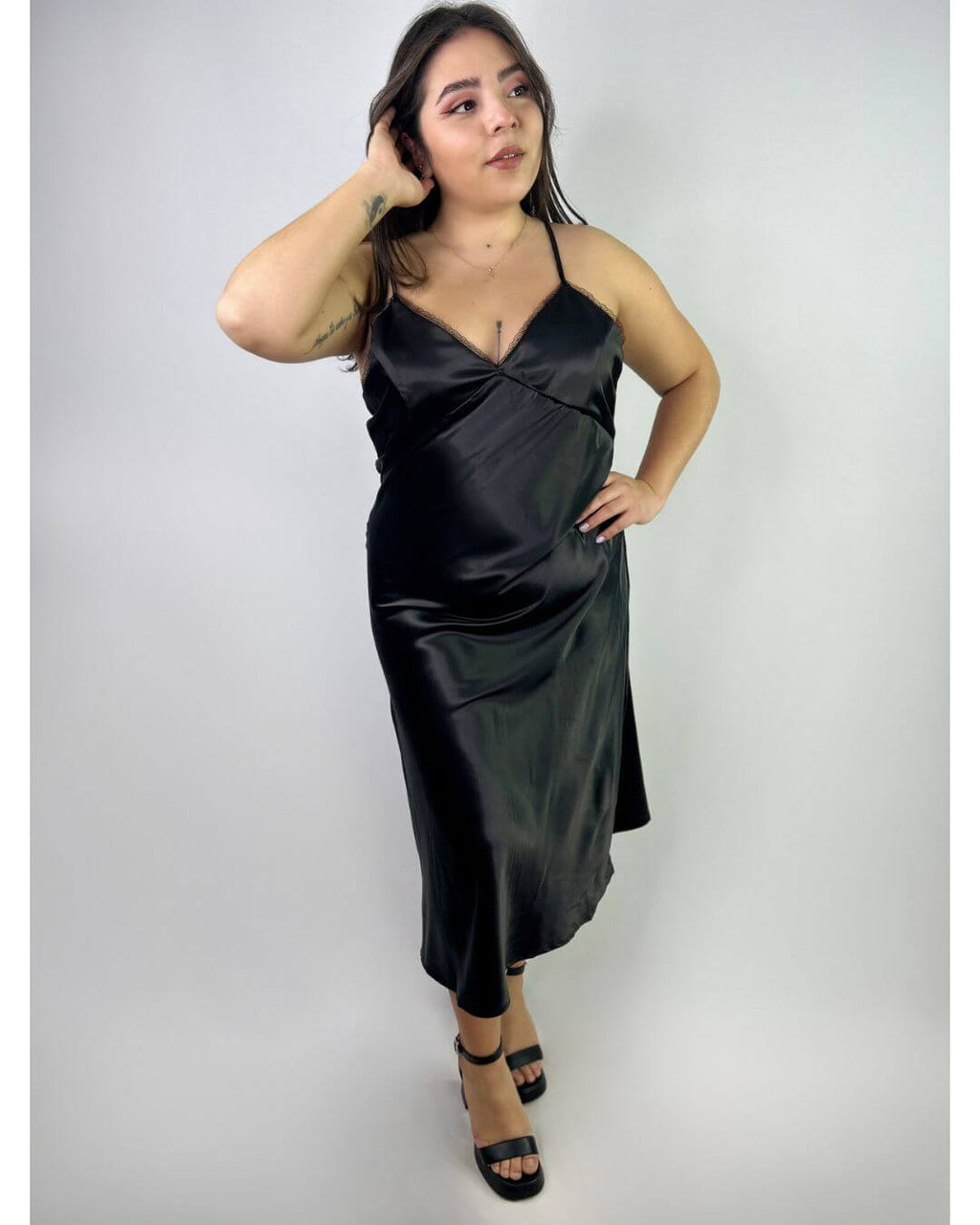 Vestido Lencero Mujer Fiesta Juvenil - Elegante Plus Size Chile