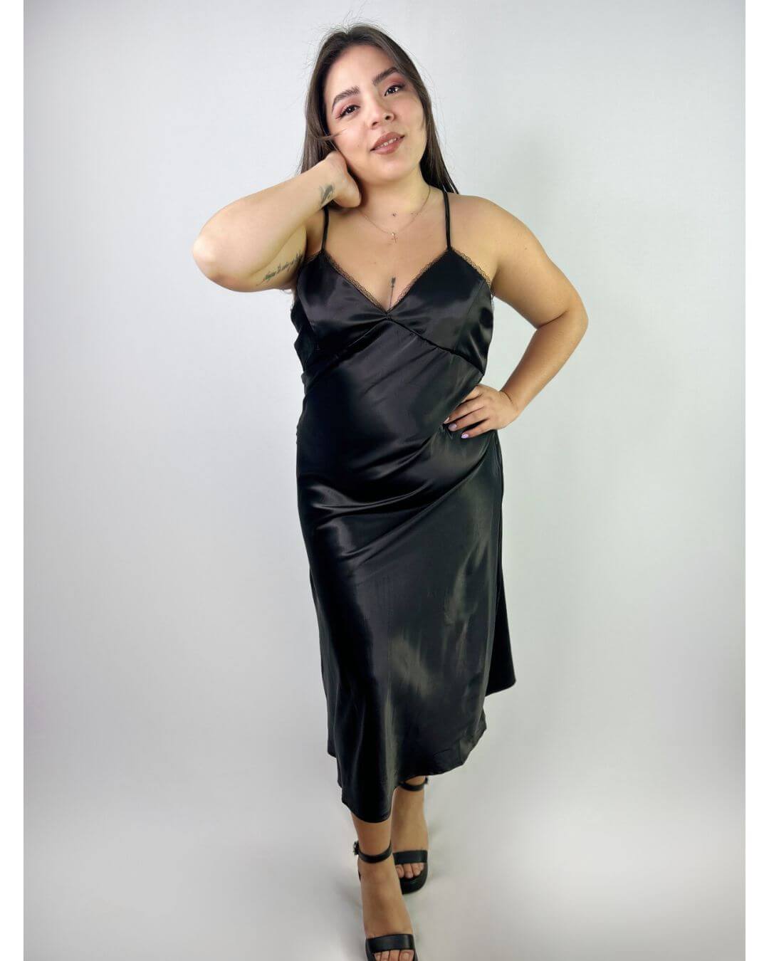 Vestido Lencero Mujer Fiesta Juvenil - Elegante Plus Size Chile