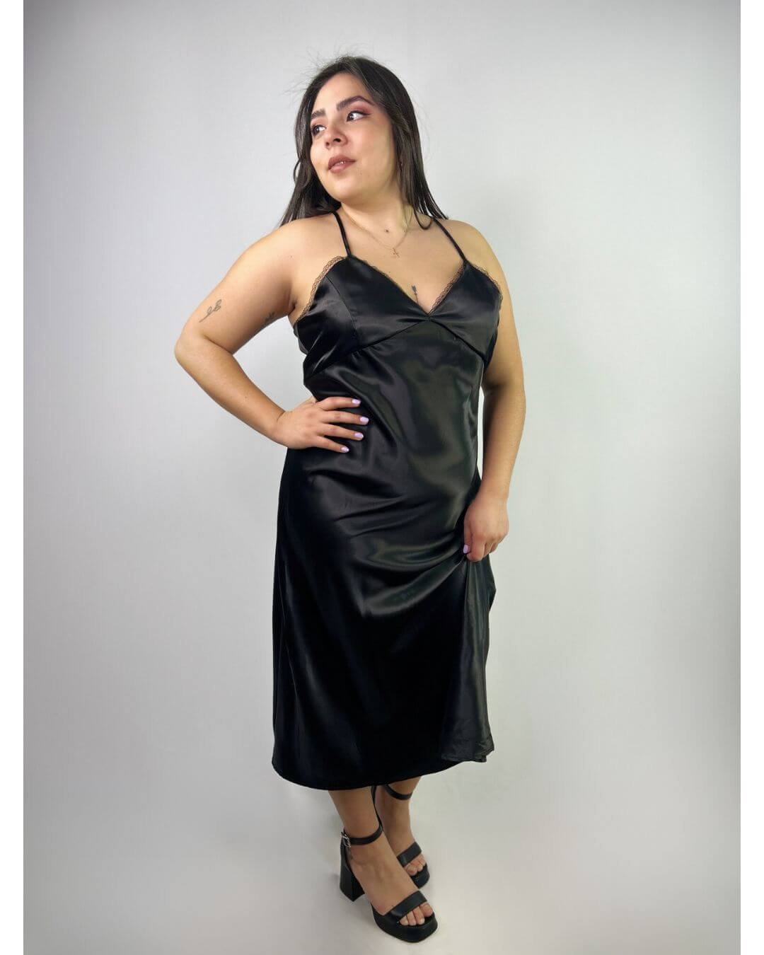 Vestido Lencero Mujer Fiesta Juvenil - Elegante Plus Size Chile