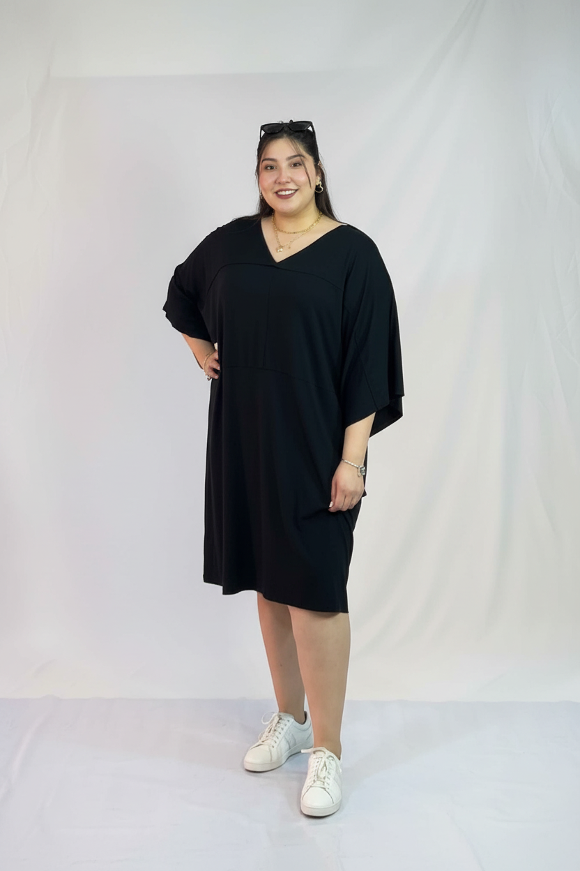 Vestido Corto Negro Foto 2 - Fondo Infinito