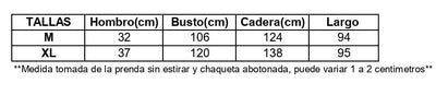 Medidas de prenda